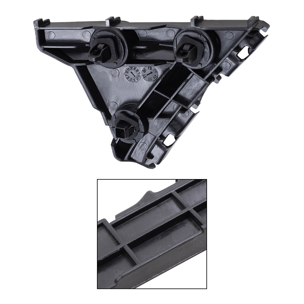 Brock Replacement Rear Driver Side, Side Bumper Support and Bumper Cover Retainer Compatible with 2007-2011 Camry & 2007-2011 Camry Hybrid