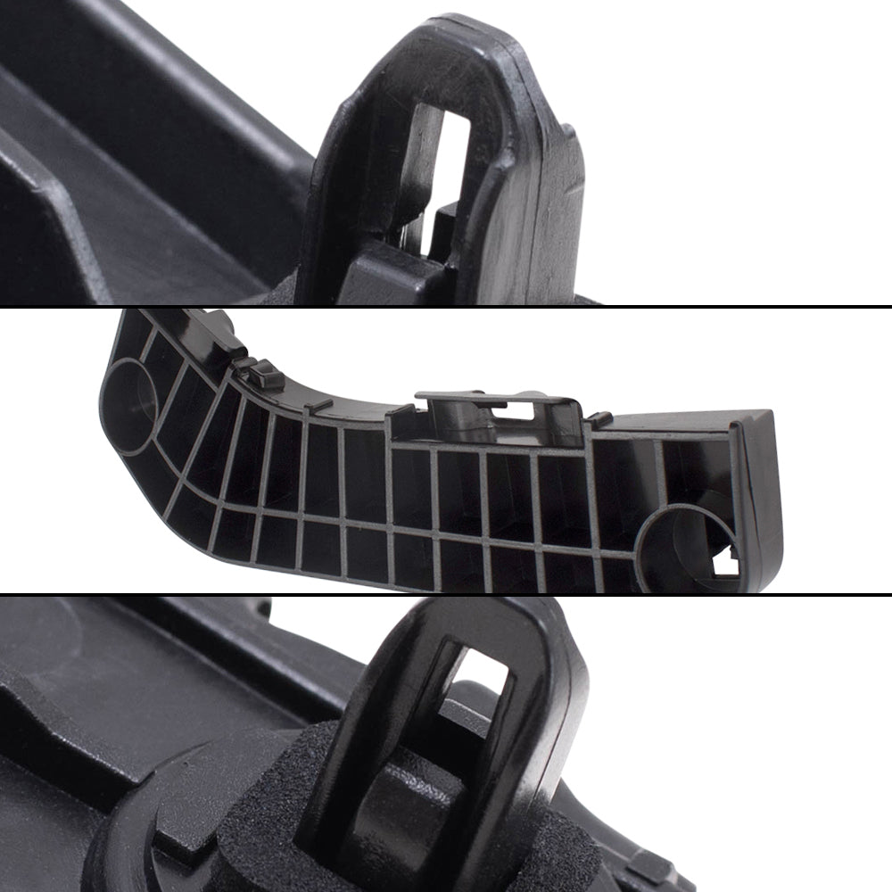 Brock Replacement Rear Driver Side, Side Bumper Support and Bumper Cover Retainer & Front Driver Side Bumper Bracket 3 Piece Set Compatible with 2007-2011 Camry & 2007-2011 Camry Hybrid