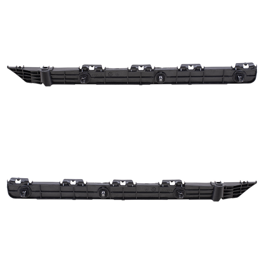 Brock Replacement Rear Driver and Passenger Side, Side Bumper Supports Compatible with 2007-2011 Camry & 2007-2011 Camry Hybrid