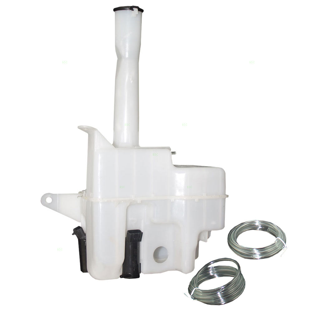 Brock Replacement Windshield Washer Fluid Reservoir Recovery Bottle Tank with Pump and Cap Compatible with 1998-2003 Sienna Van 85315-08010