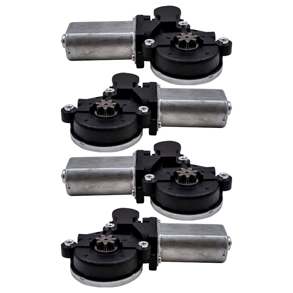 Brock Aftermarket Replacement Power Window Motor With 2 Pin Connector 4 PC Set Compatible With 2002-2008 Toyota Models