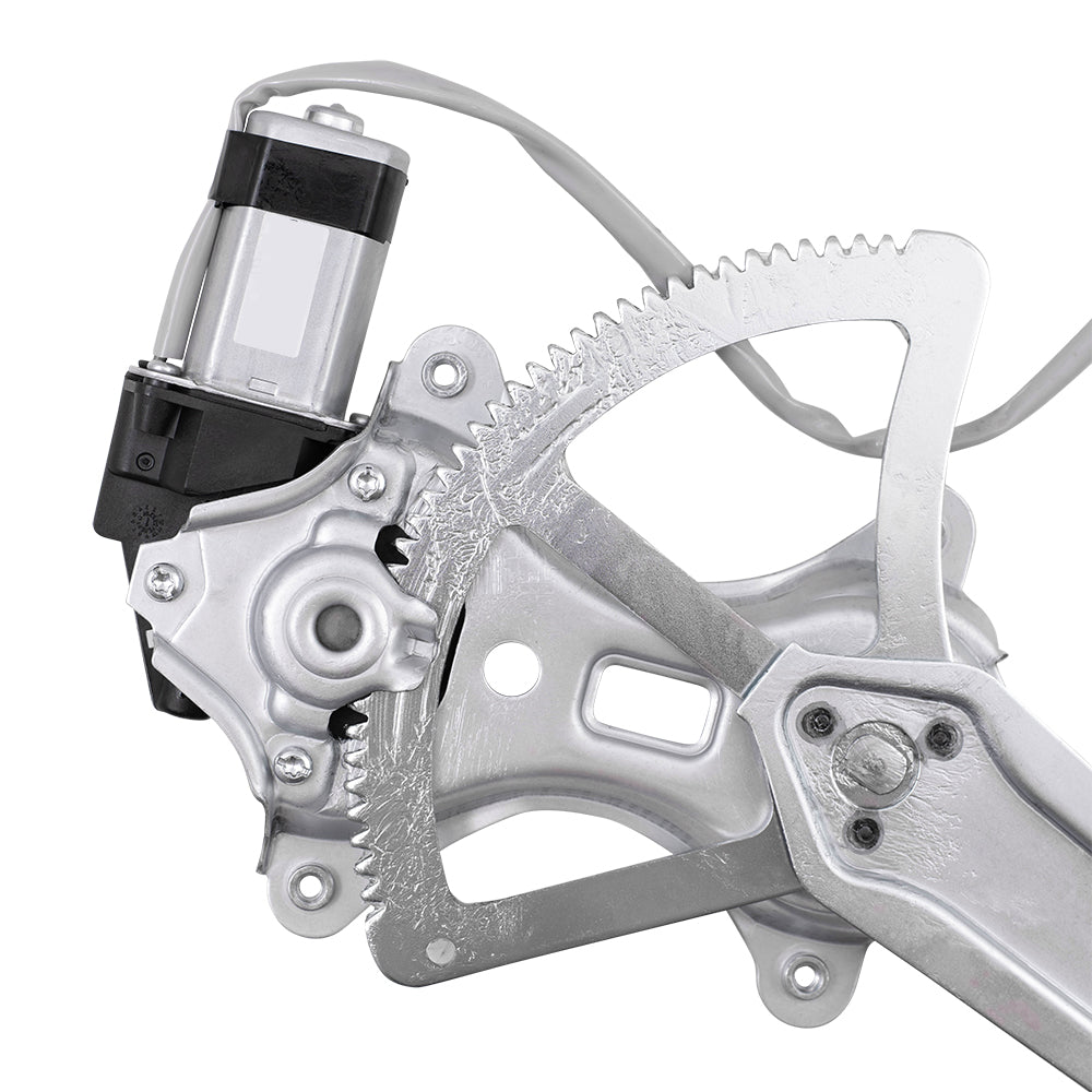Brock Replacement Front Driver Side Power Window Regulator with Motor-6 Pin Connector Compatible with 2007-2021 Tundra/2008-2022 Sequoia & 2007-2021 Tundra Crew Cab Rear Driver Side