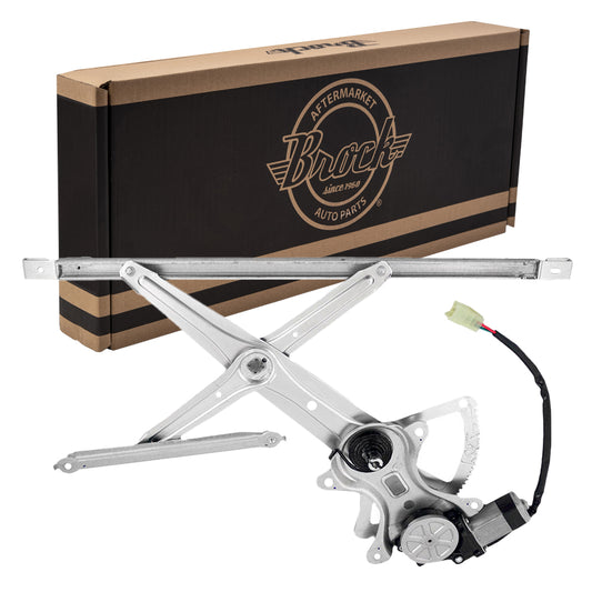 Brock Replacement Drivers Front Power Window Lift Regulator with Motor Assembly Compatible with 02-06 Camry (built in the USA) 69802AA030