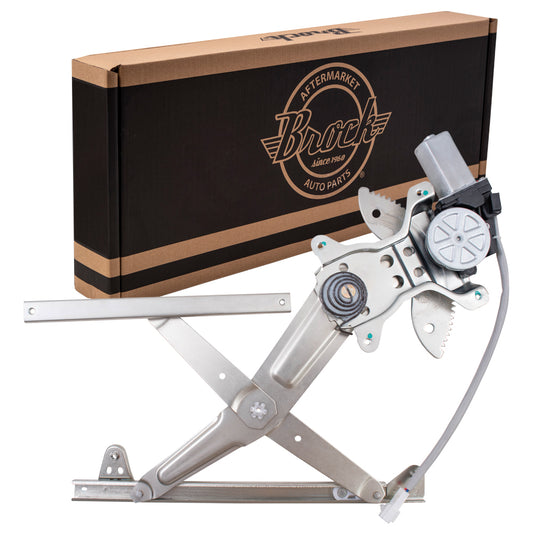 Brock Replacement Drivers Front Power Window Lift Regulator with Motor Assembly Compatible with 97-01 Camry 85720AA020