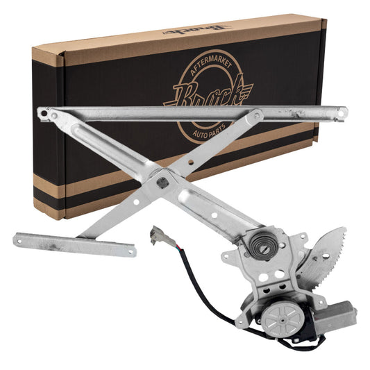 Brock Replacement Drivers Front Power Window Lift Regulator with Motor Assembly Compatible with 89-95 Pickup Truck SUV Without Vent Window 6980235030