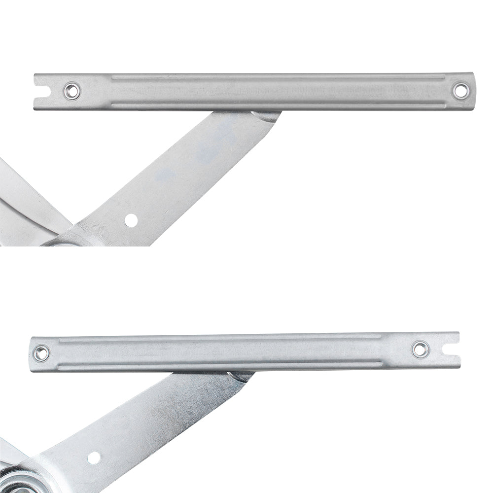 Brock Replacement Pair Set Front Power Window Lift Regulators with Motors Assemblies Compatible with 2001-2007 Highlander Hybrid 85720-42080 85720-42080