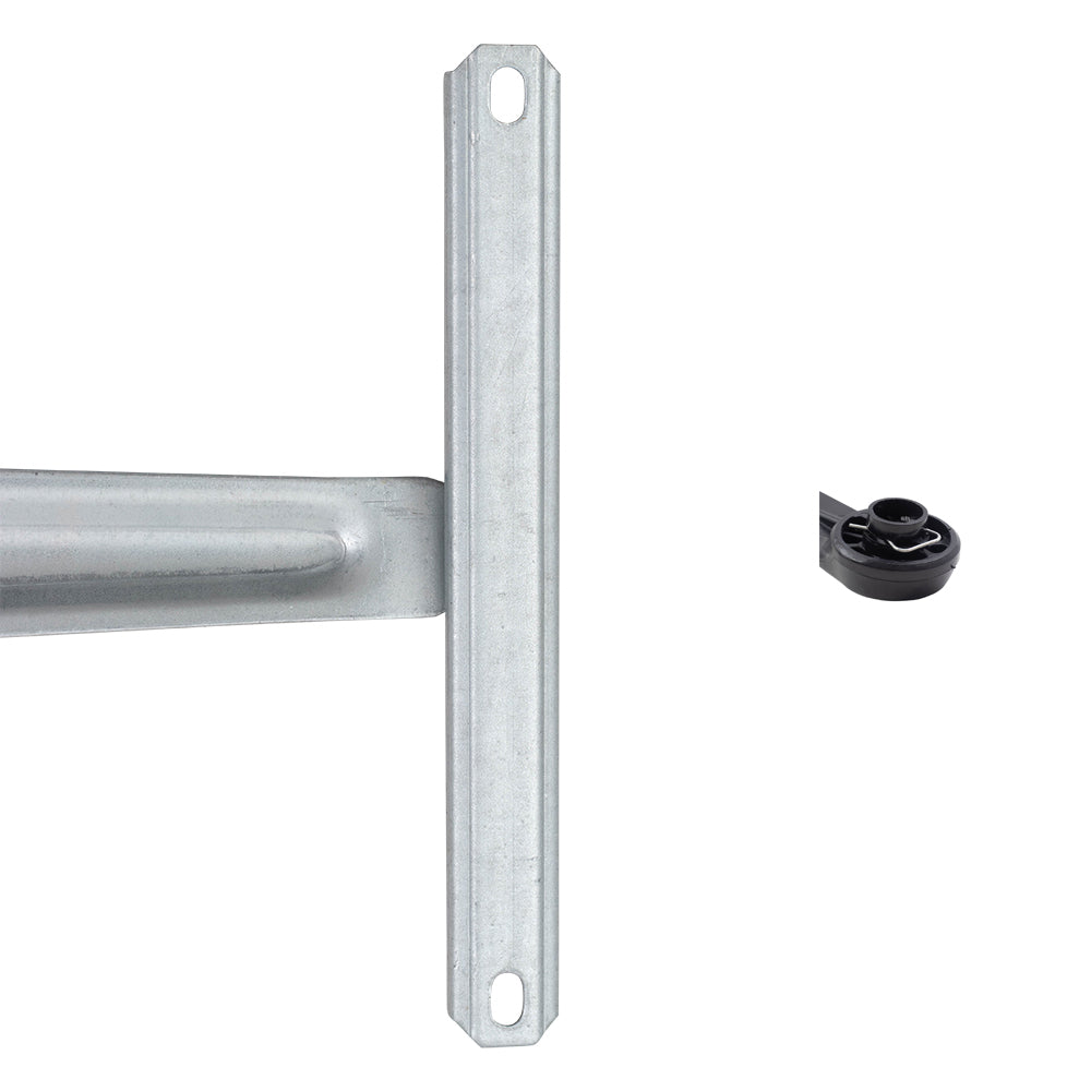 Brock Replacement Manual Window Regulators with Crank Handles Compatible with 84-89 4Runner with Vent Window