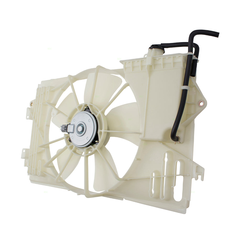 Brock Replacement Radiator Cooling Fan Motor Assembly Compatible with 03-08 Corolla Matrix Vibe 163610D090 88971521