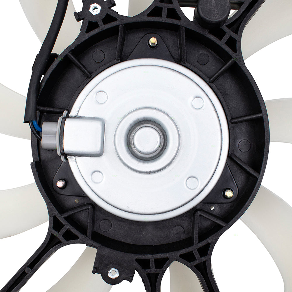 Brock Replacement Dual Engine Cooling Radiator Condenser Fan Motor Assembly Compatible with Camry Avalon Hybrid 163630V370 163630A150 TO3115173