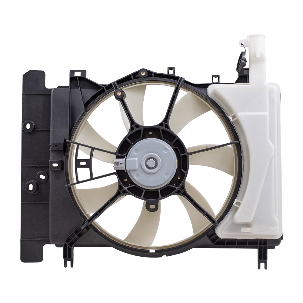 Brock Replacement Radiator Cooling Fan Assembly Compatible with 07-14 Yaris Japan 16711-21110 16363-0D110