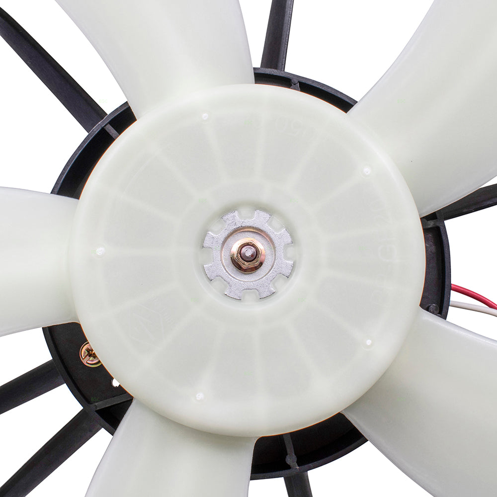 Brock Replacement Cooling Fan Assembly w/ Radiator Coolant Overflow Tank Replacement for 14-19 Corolla 163610T041 163630T020 16711-0T131 TO3115181