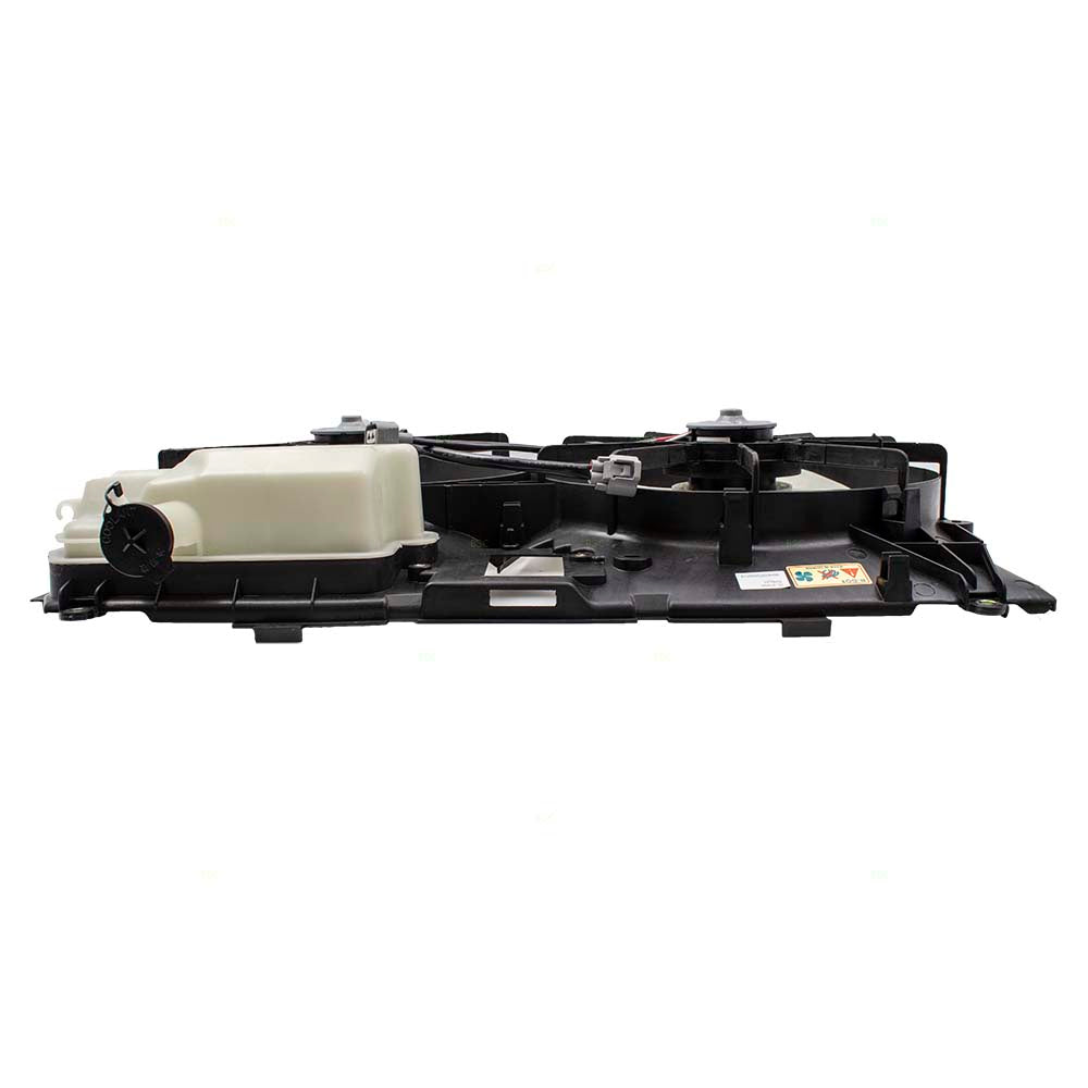 Brock Replacement Dual Cooling Fan Motor Assembly Compatible with 04-05 Sienna 163610A150 163630A130