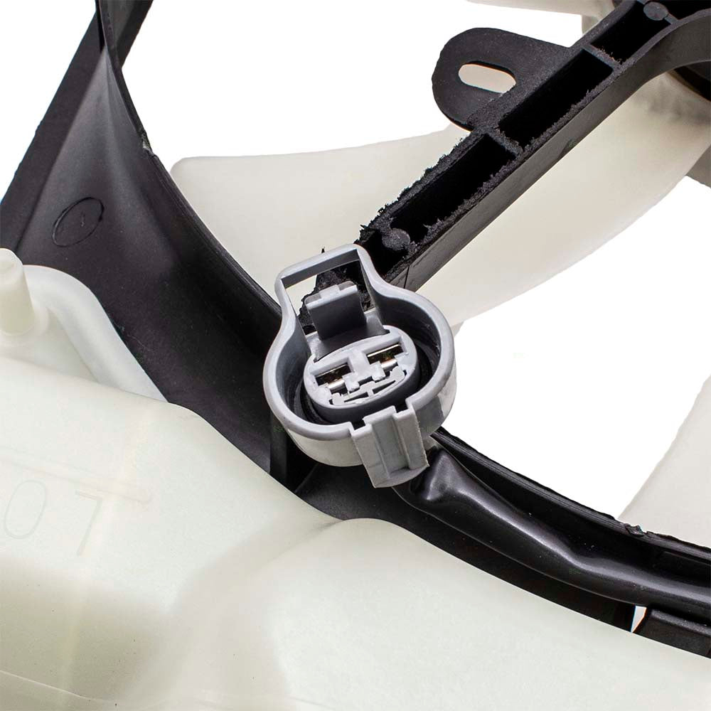 Brock Replacement Dual Cooling Fan Motor Assembly Compatible with 04-05 Sienna 163610A150 163630A130