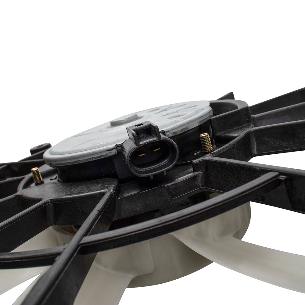 Brock Replacement Dual Radiator Condenser Cooling Fan Assembly Compatible with 2013-2018 RAV4