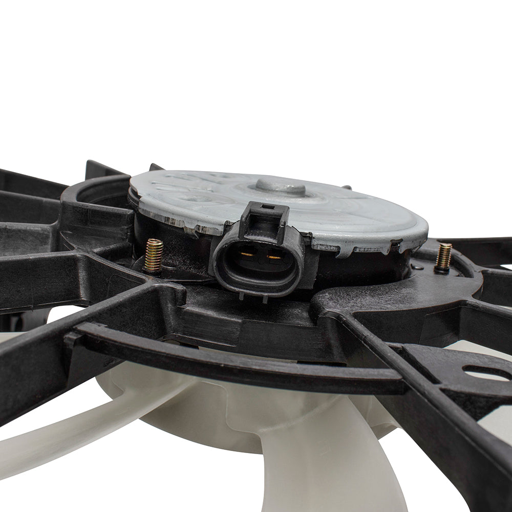 Brock Replacement Dual Radiator Condenser Cooling Fan Assembly Compatible with 2013-2018 RAV4