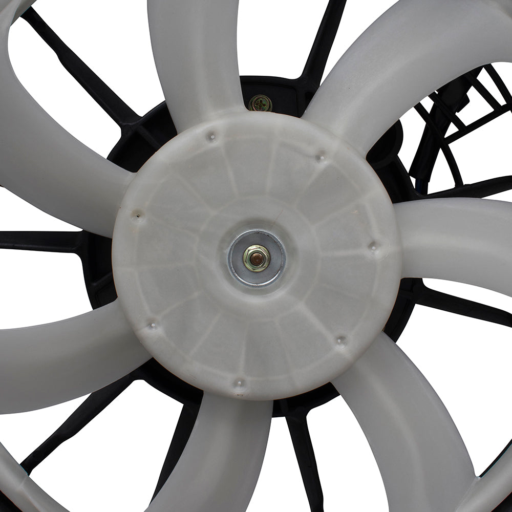 Brock Replacement Dual Condenser Radiator Engine Cooling Fan Assembly Replacement for 10-15 Prius & 12-18 Prius V 1671137040 1636128360