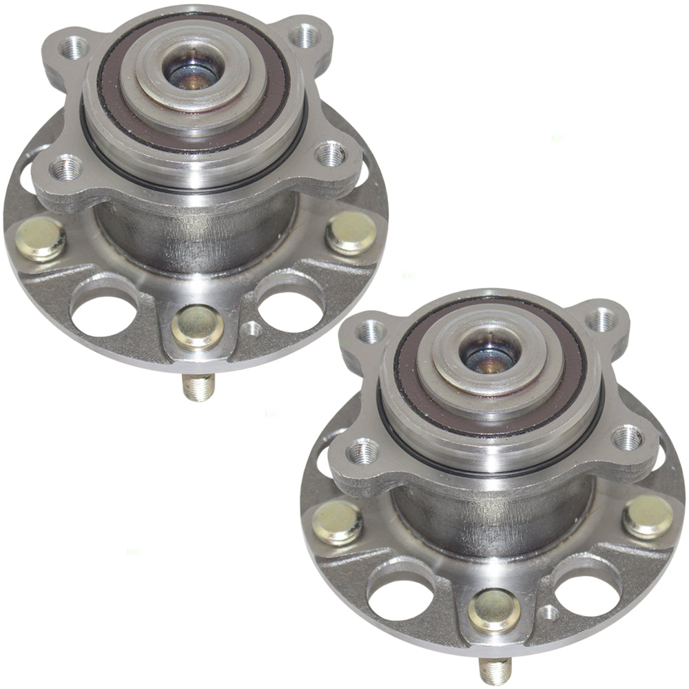 Brock Replacement Pair Set Rear Wheel Hub Bearings Compatible with 04-08 TSX 05-07 Accord 42200-SEA-951 HA590019 512327