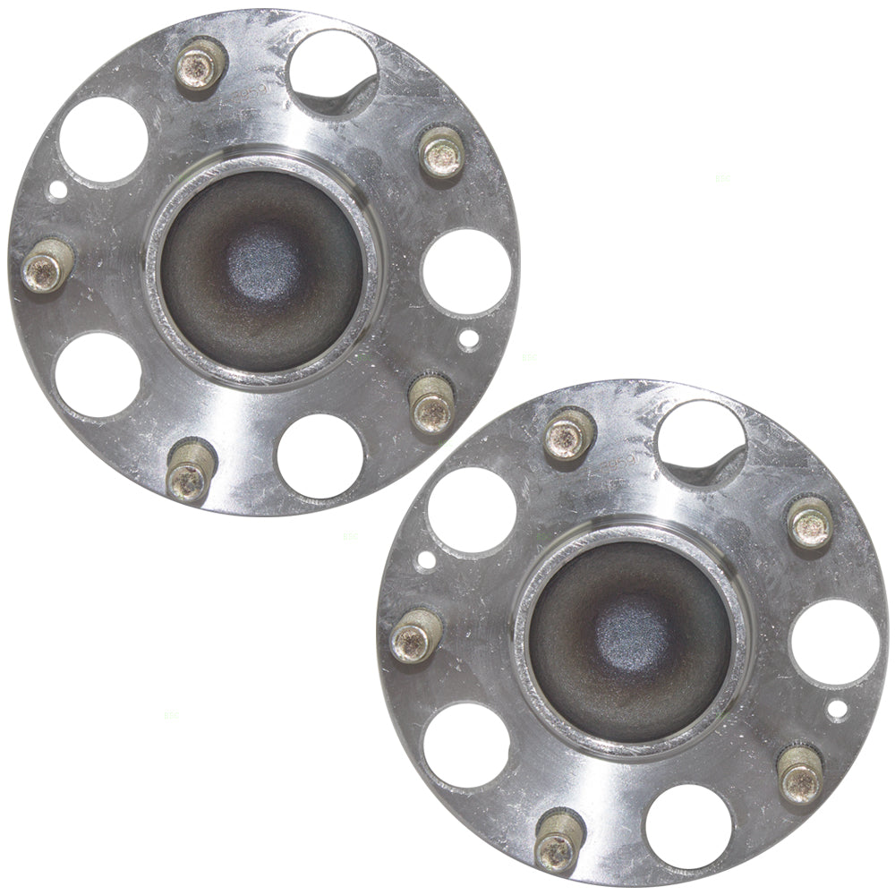 Brock Replacement Pair Set Rear Wheel Hub Bearings Compatible with 04-08 TSX 05-07 Accord 42200-SEA-951 HA590019 512327