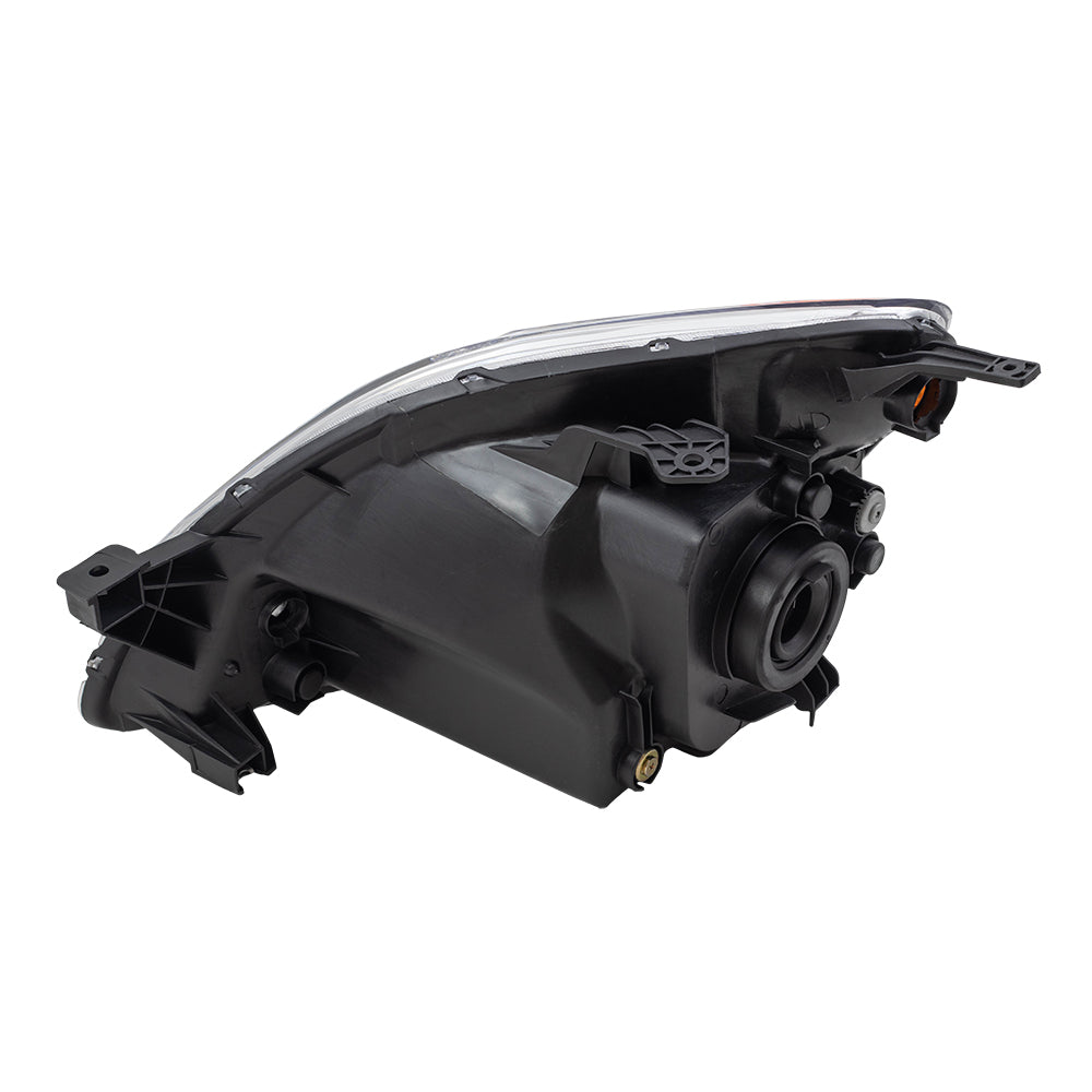 Brock Replacement Driver and Passenger Headlights Headlamps Compatible with 2002-2004 CR-V 33151S9AA01 33101S9AA01