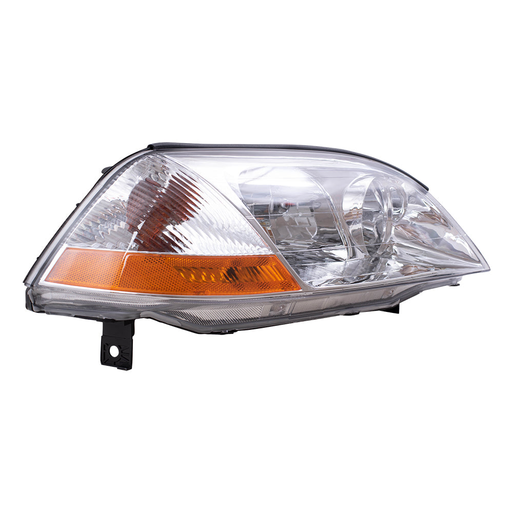 Brock Replacement Driver and Passenger Headlights Headlamps Compatible with MDX 33151S3VA01 33101S3VA01