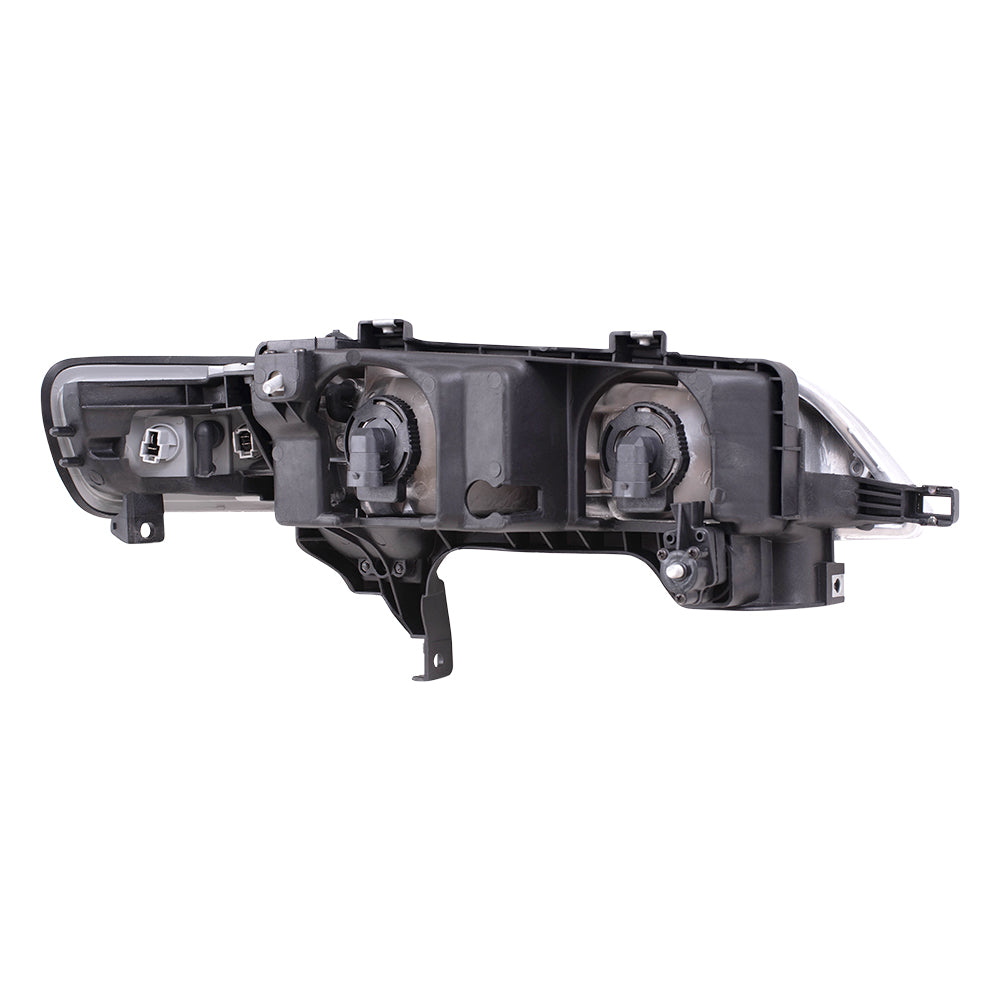 Brock Replacement Driver and Passenger Headlights Headlamps Compatible with 94-97 Accord 33150-SV4-A02 33100-SV4-A02