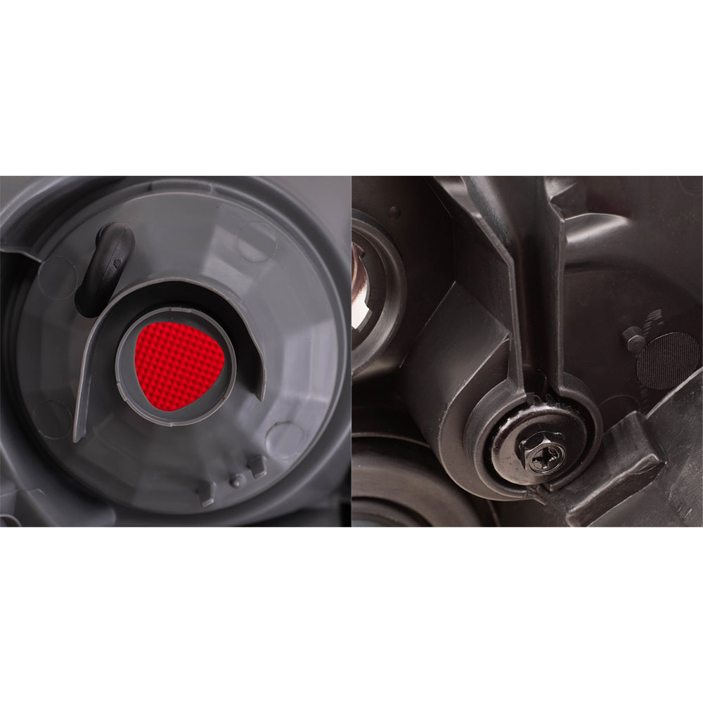 Brock Replacement Halogen Headlights and Tail Lights Compatible with 2006 2007 2008 Pilot