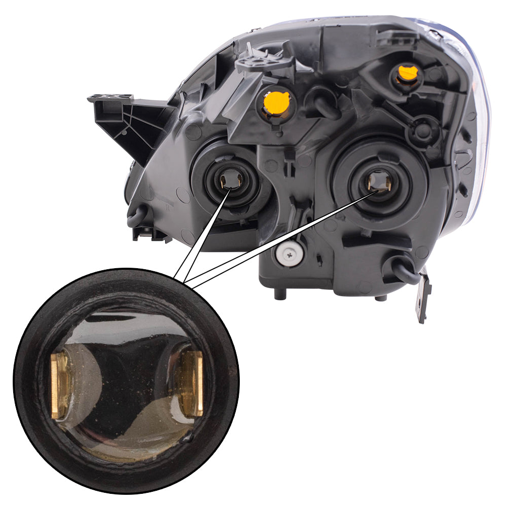 Fits Honda CR-V (Japan) 05 06 Passengers Headlight Lens Assembly 33101S9AA11