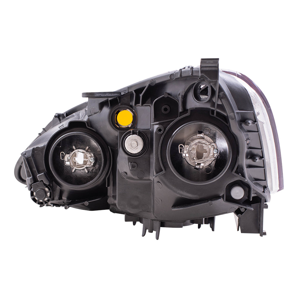 Brock Replacement Passengers Halogen Headlight Headlamp Compatible with 2002 2003 2004 RSX 33101-S6M-A01