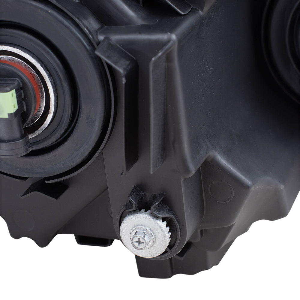 Brock Replacement Driver Halogen Combination Headlight Compatible with 2016-2018 Pilot LX 2017-2020 Ridegline