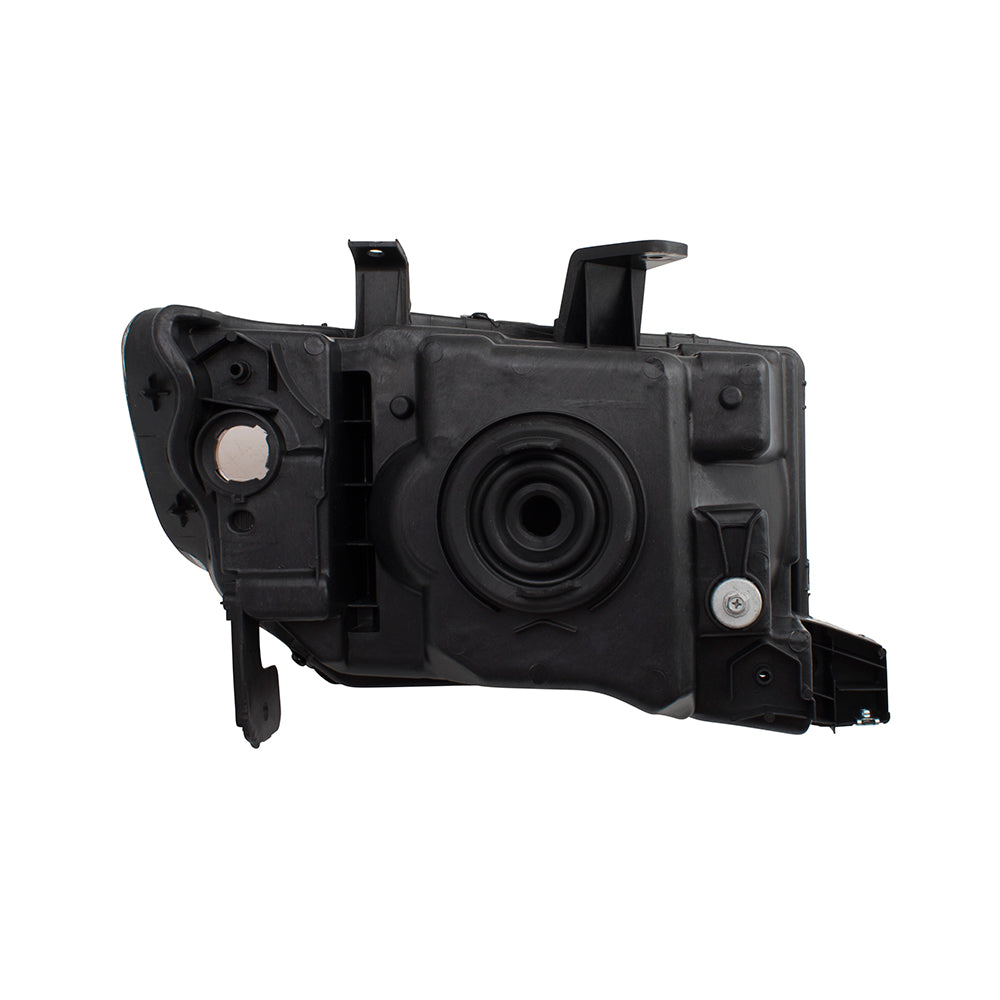 Brock Replacement Drivers Halogen Combination Headlamp Type Left Headlight Unit Compatible with 09-14 Ridgeline Pickup 33151SJCA11