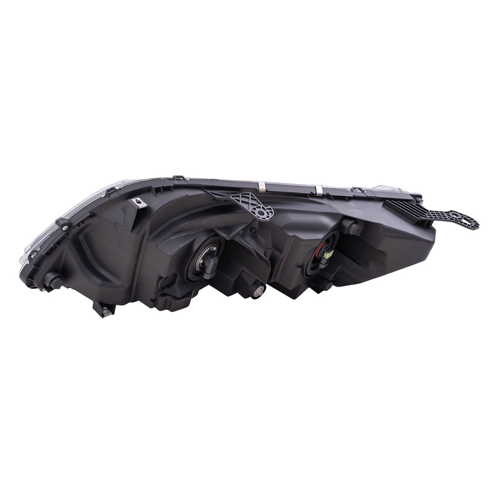 Brock Replacement Set Driver and Passenger Halogen Combination Headlights Compatible with 2018-2023 Odyssey