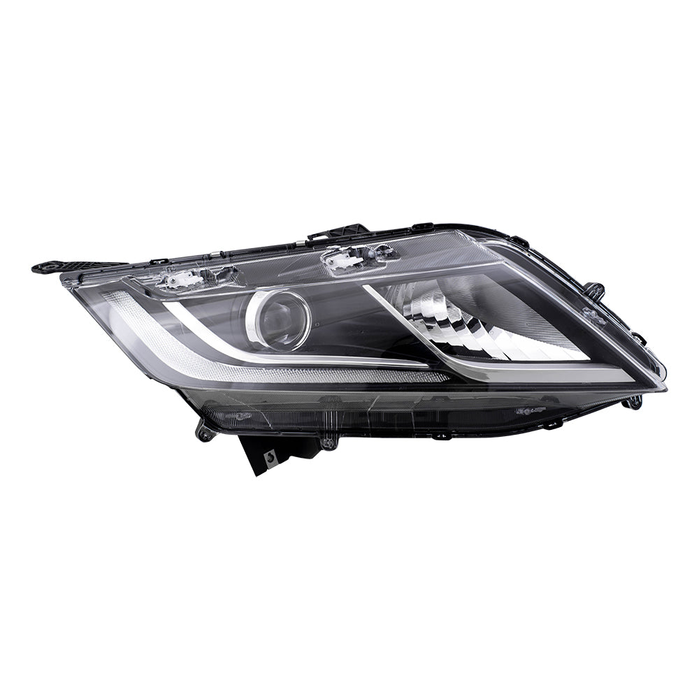 Brock Replacement Passenger Halogen Combination Headlight Compatible with 2018-2023 Odyssey