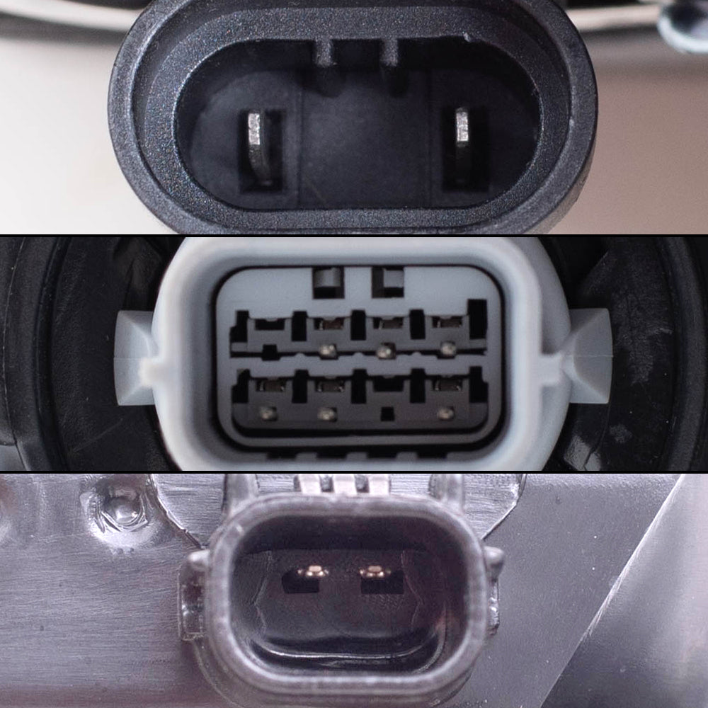 Brock Aftermarket Replacement Driver Left Passenger Right Halogen Combination Headlights & Fog Lights 4 Piece Set Compatible with 2018-2020 Honda Accord Sedan EXCEPT Touring Models