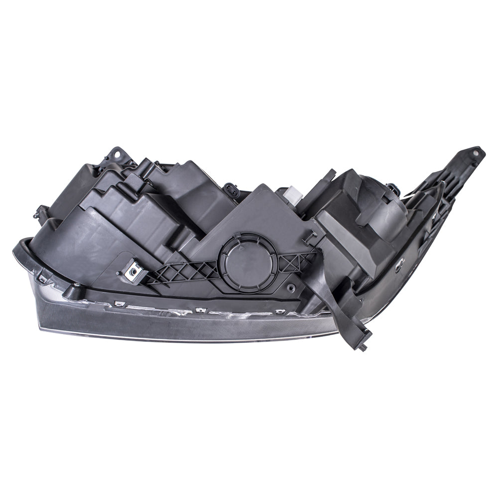 Brock Aftermarket Replacement Driver Left Passenger Right Halogen Combination Headlight Assembly Set With Side Cover Bracket Compatible With 2017-2021 Honda CR-V North America Built