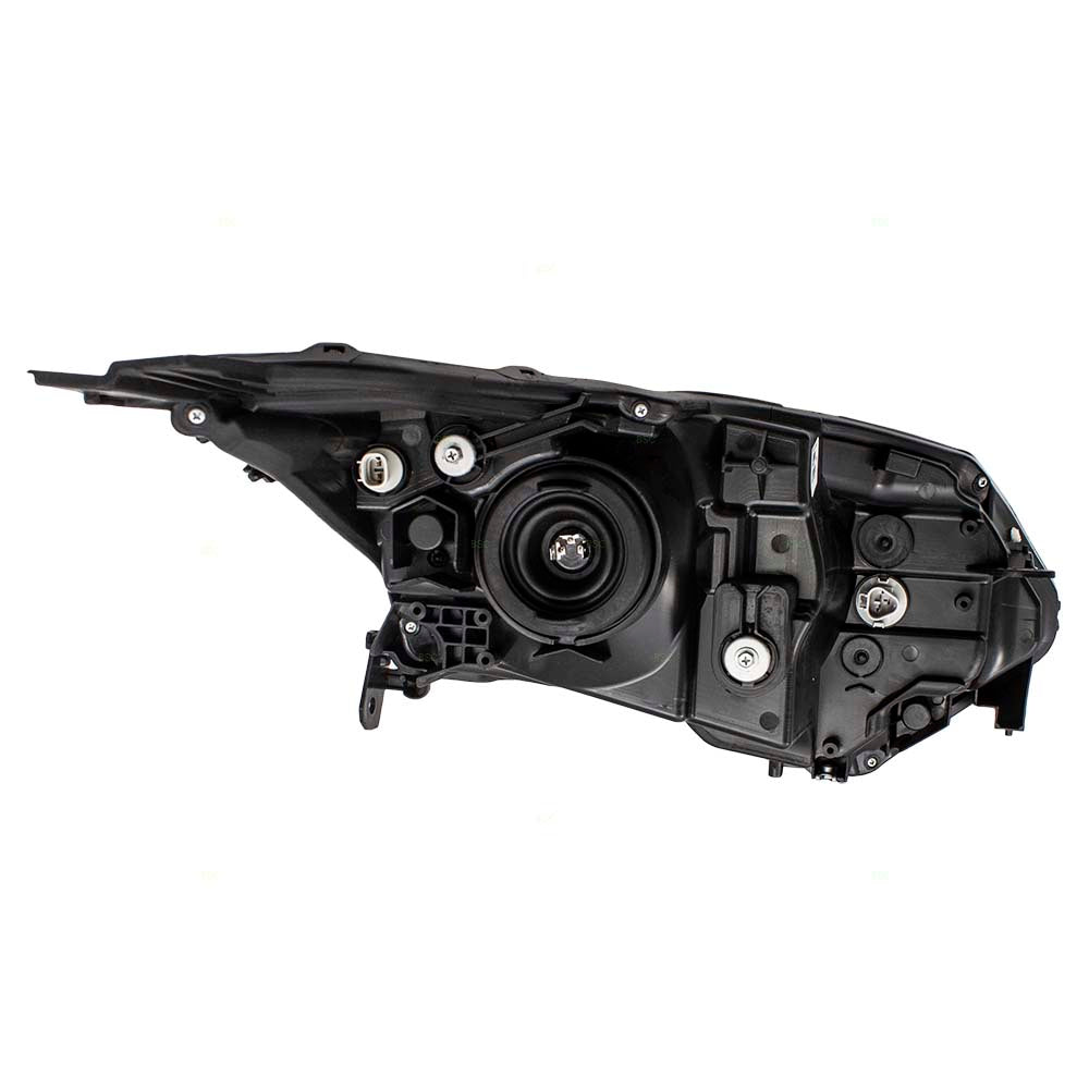 Brock Replacement Pair Set Halogen Combination Headlights Headlamps Compatible with 16-18 HR-V 33150T7SA01 33100T7SA01
