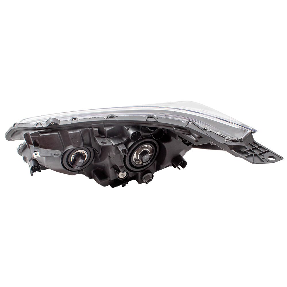 Brock Replacement Passengers Halogen Combination Headlight Headlamp w/LED Daytime Running Light Compatible with 15-16 CR-V (EXCLUDING Projector Headlamps) 33100T1WA01 HO2503161
