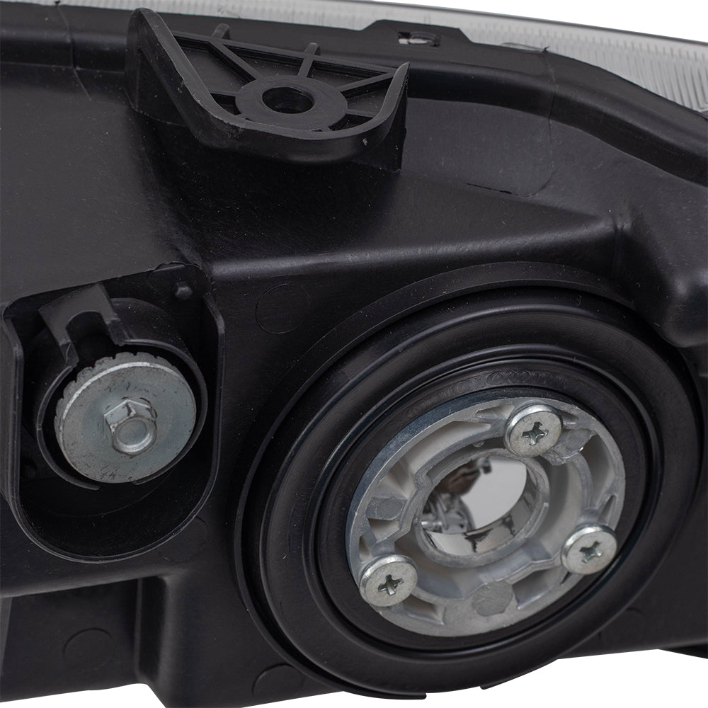 Brock Replacement Driver and Passenger Halogen Headlights Headlamps Compatible with 98-02 Accord 33151-S84-A02 33101-S84-A02