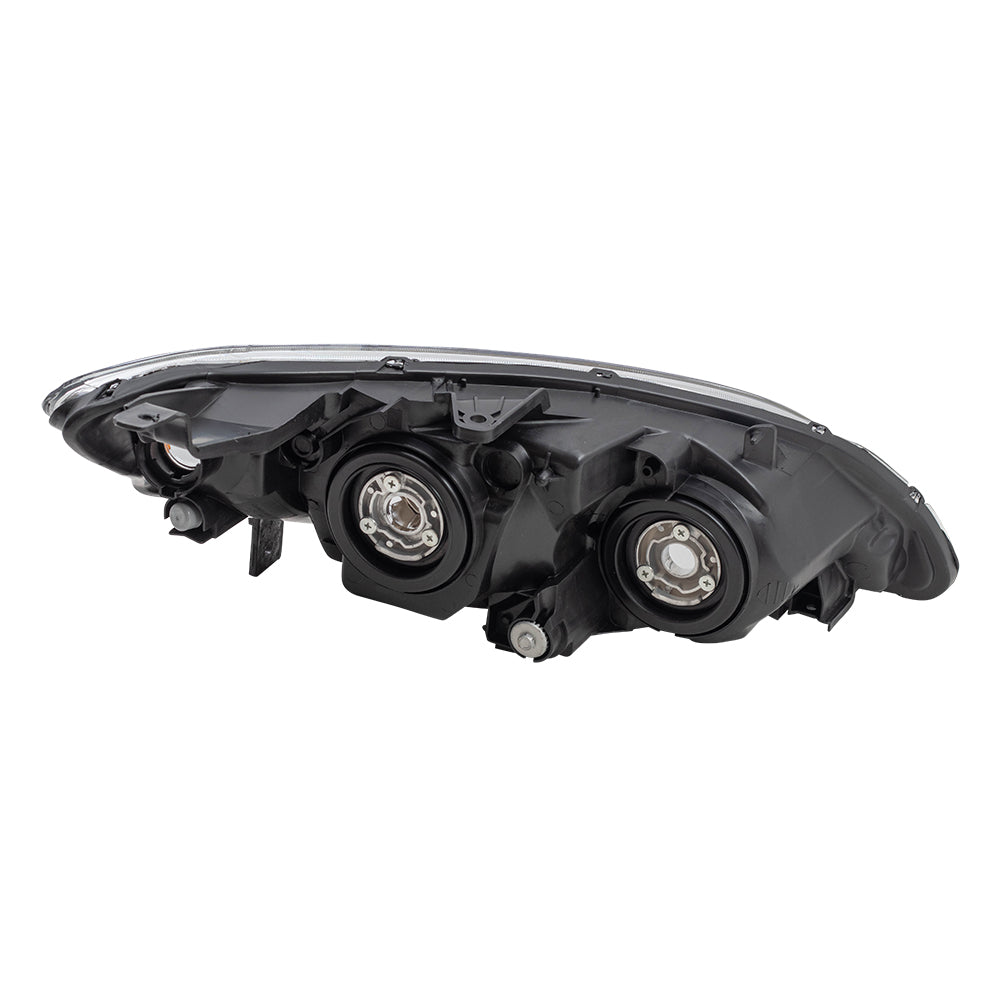 Brock Replacement Drivers Halogen Headlight Headlamp Compatible with 2004-2005 Civic 33151-S5A-A51