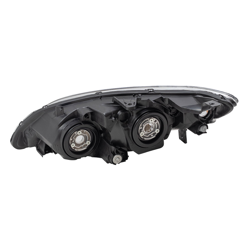 Brock Replacement Passengers Halogen Headlight Headlamp Compatible with 2004-2005 Civic 33101-S5A-A51