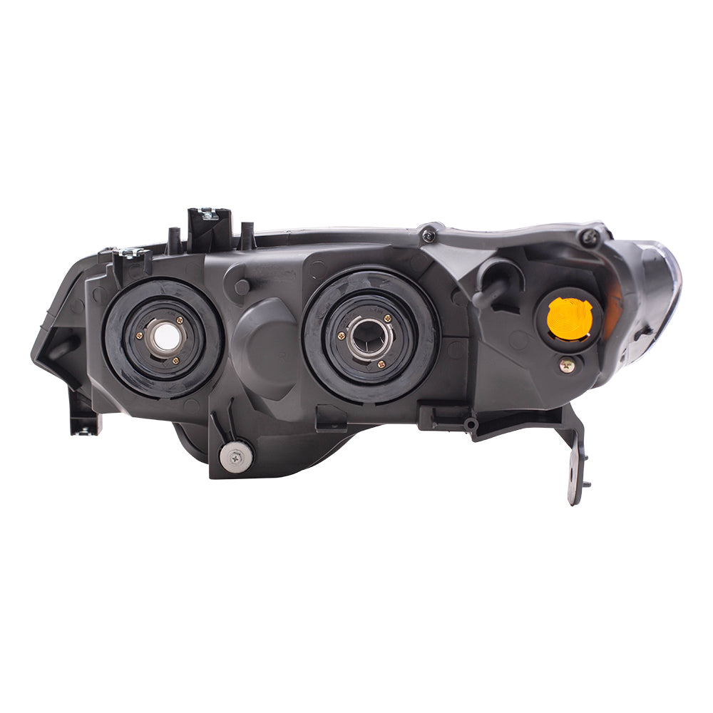 Fits Civic Coupe 06-11 Passengers Headlight - Amber Park Lens & Black Bezel