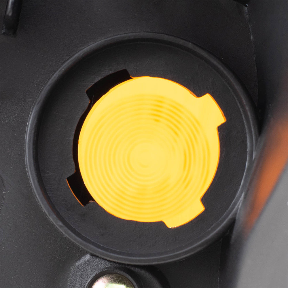 Fits Civic Coupe 06-11 Passengers Headlight - Amber Park Lens & Black Bezel