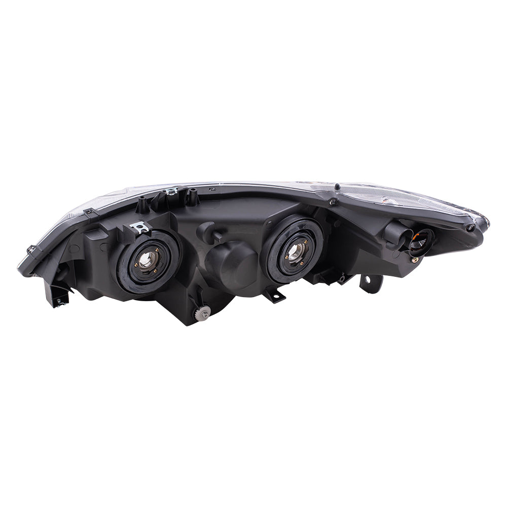 Fits Civic Coupe 06-11 Passengers Headlight - Amber Park Lens & Black Bezel