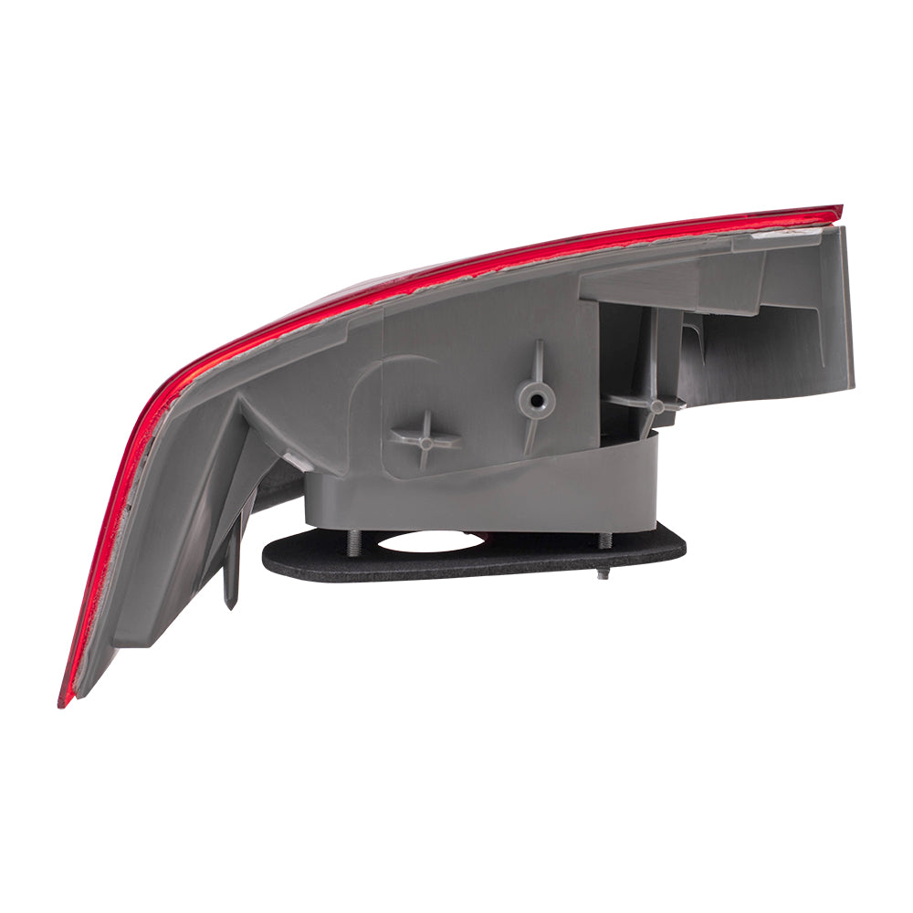 Brock Replacement Drivers Taillight Quarter Panel Mounted Tail Lamp Compatible with 03-05 Civic 33551S5DA51