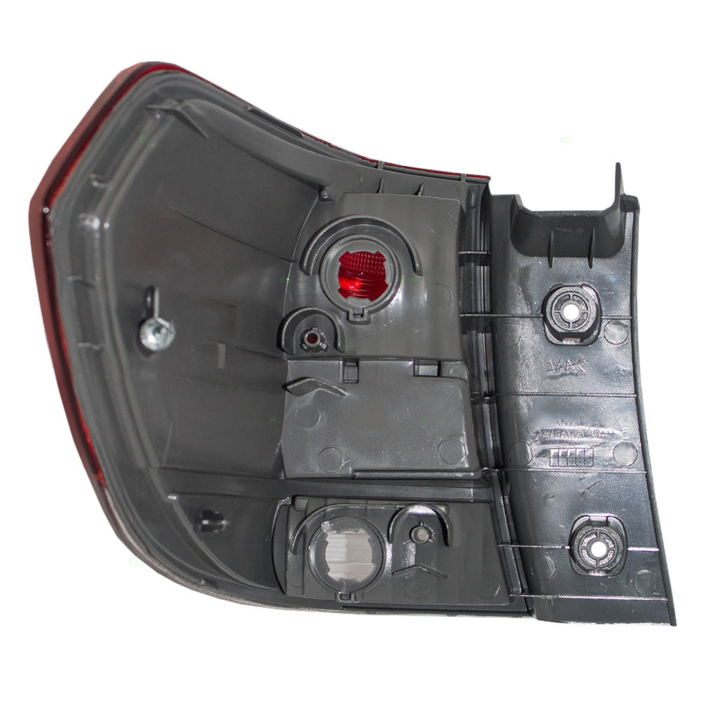 Brock Replacement Passengers Taillight Tail Lamp Compatible with 08-10 Van 33501SHJA51