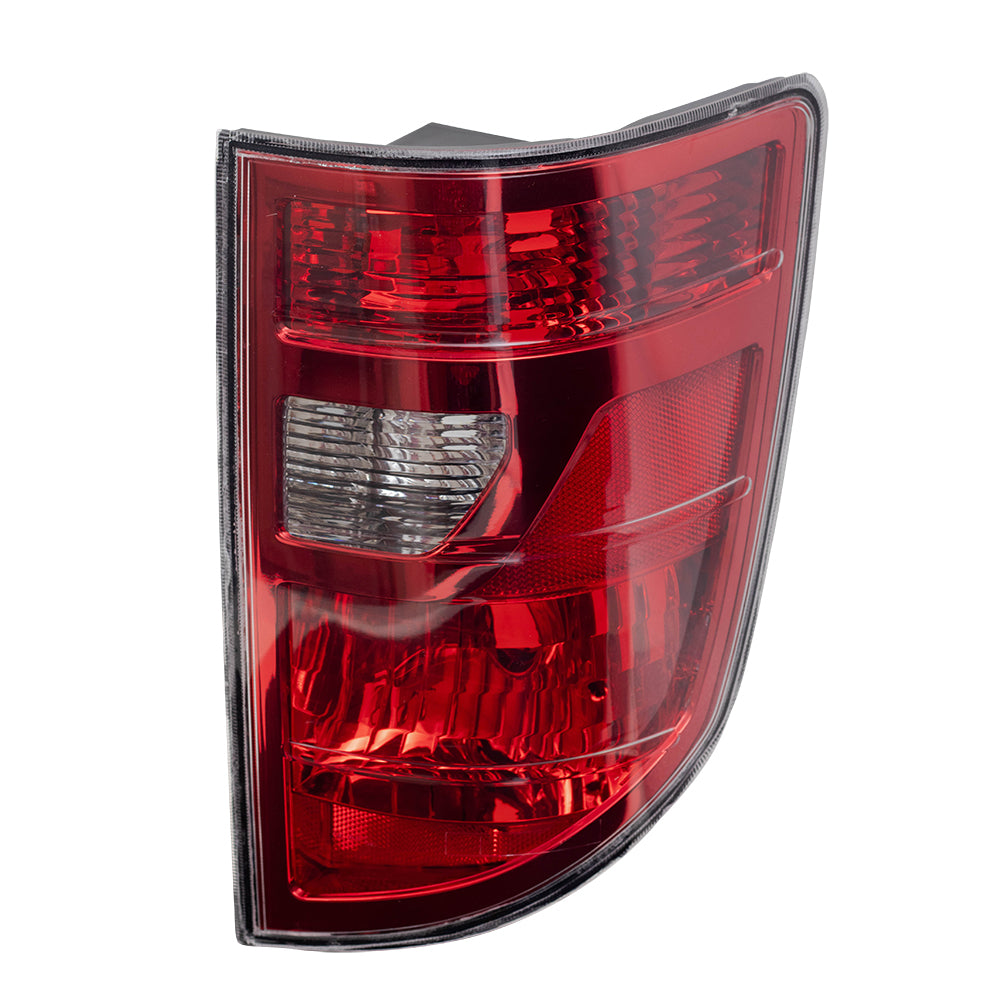 Brock Replacement Passenger Tail Light Compatible with 2009-2014 Ridgeline Pickup