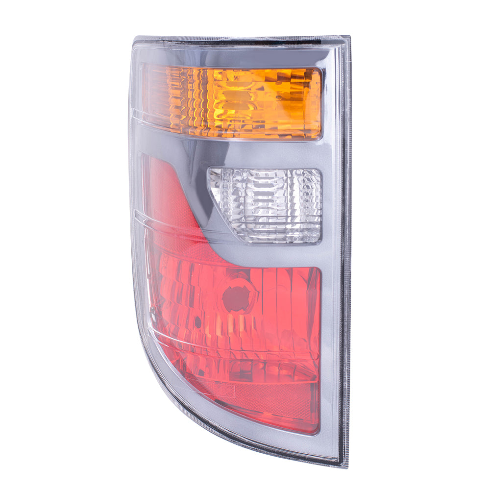 Brock Replacement Drivers Taillight Tail Lamp Compatible with 06-08 Pickup Truck 33551SJCA01