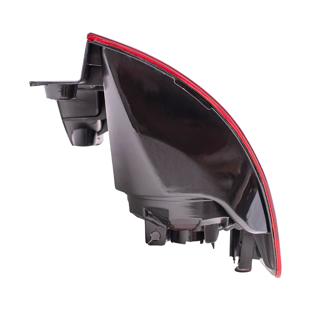 Brock Replacement Passengers Taillight Tail Lamp with Bright Red Lens Compatible with 03-08 Element 33501SCVA01