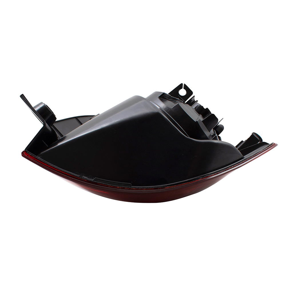 Brock Replacement Driver and Passenger Taillights Tail Lamps with Dark Red Lens Compatible with 03-08 Element 33551SCVA11 33501SCVA11