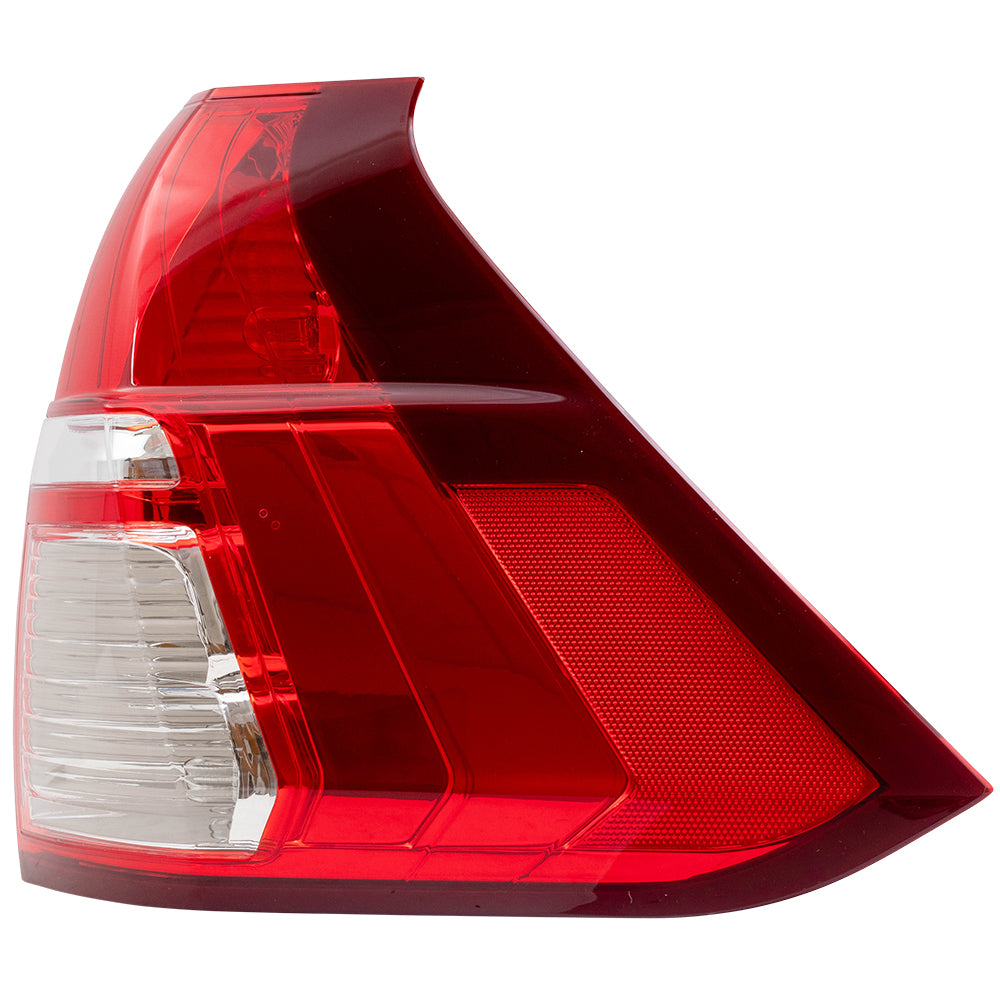 Brock Replacement Pair Set Tail Lights Lower Rear Left and Right Lamps Compatible with 2015-2016 CR-V 33550T1WA01 HO2800186 33500T1WA01 HO2801186