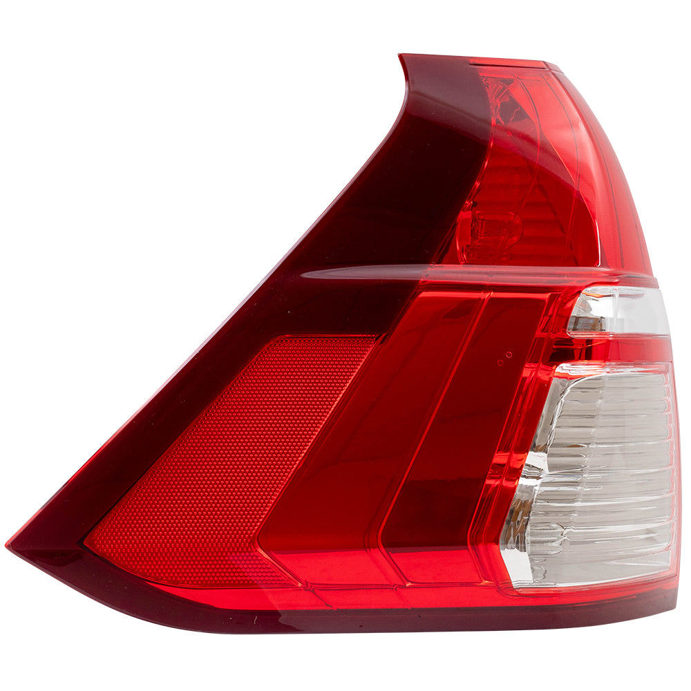 Brock Replacement Drivers Tail Light Lower Rear Left Lamp Assembly Compatible with 2015-2016 CR-V 33550T1WA01 HO2800186 166-60739L